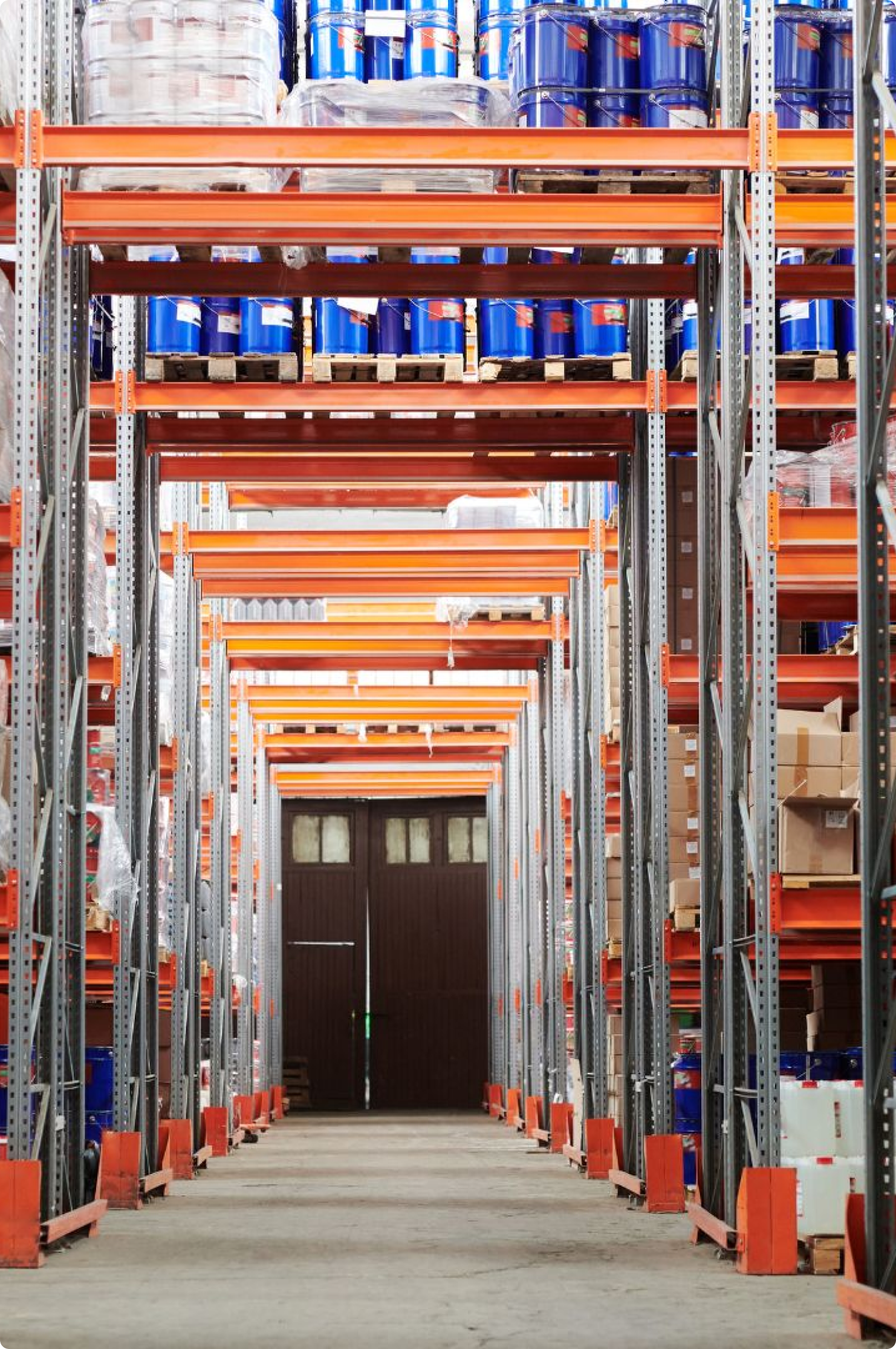 Stockage d'une société de négoce